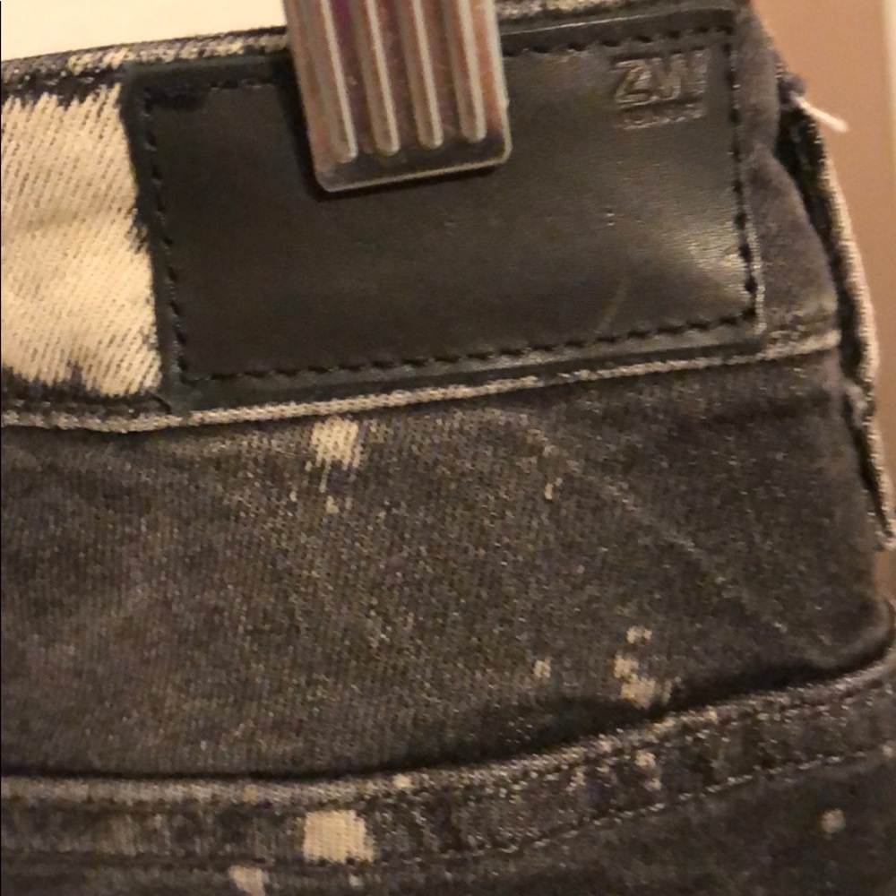 Zara black bleach jeans - Picture 4 of 5